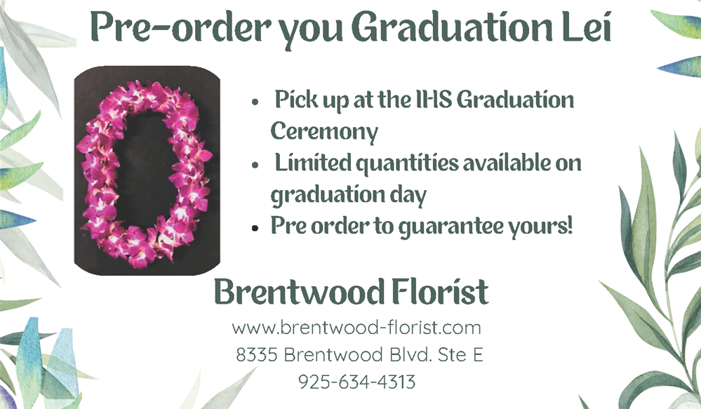  Graduation Leis IHS Fundraiser